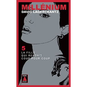 Lagercrantz, David | Millénium 5 - La fille qui rendait coup pour coup | Livre d'occasion