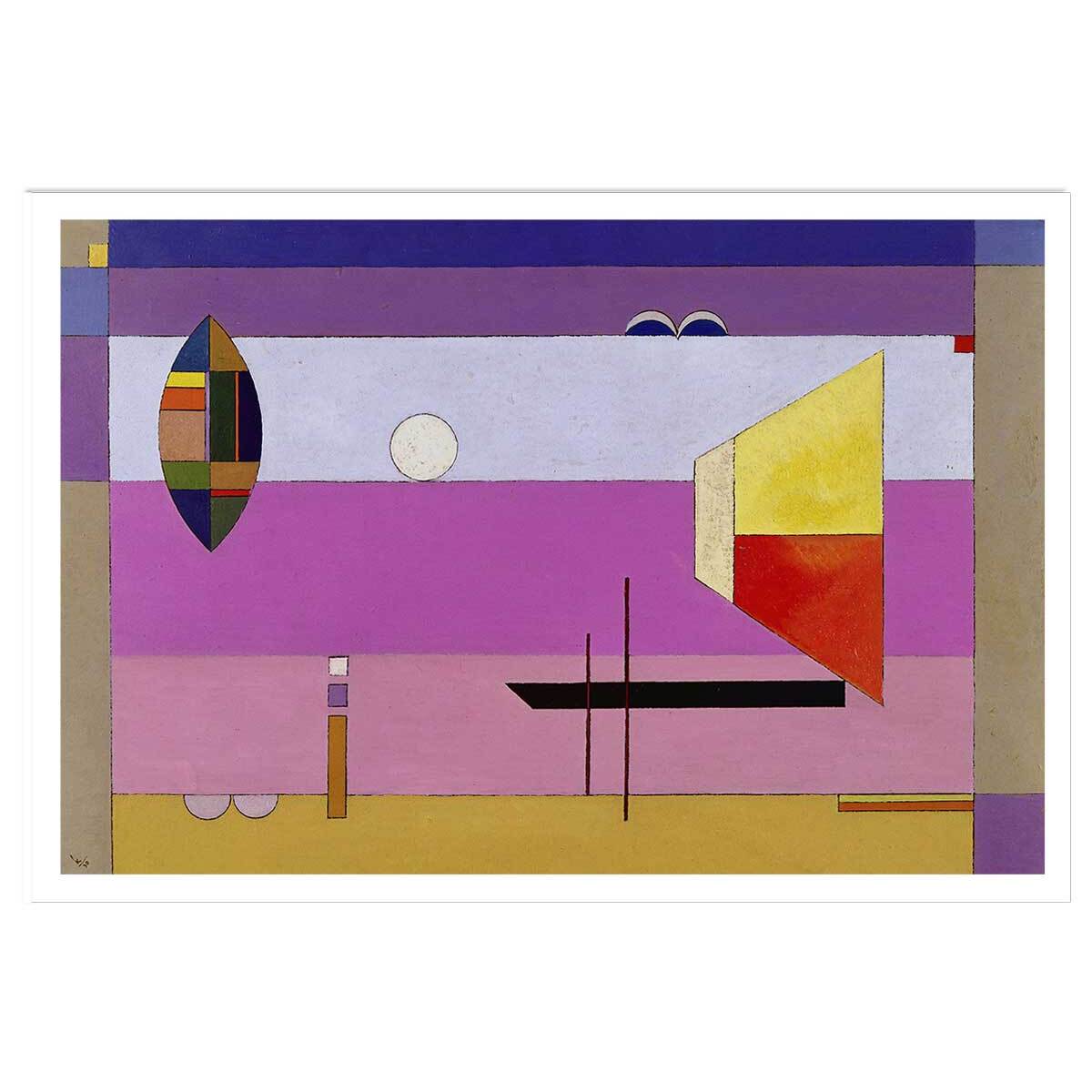 Poster Colds Stripes par Wassily Kandinsky Affiche seule