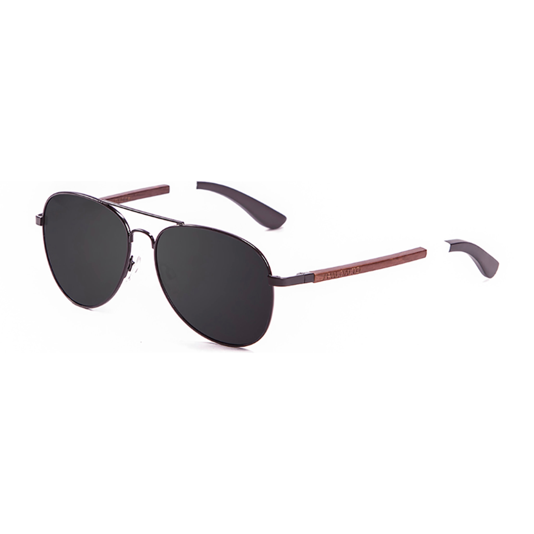 Gafas de sol PALO ALTO SAN DIEGO - Metal dorado / Verde