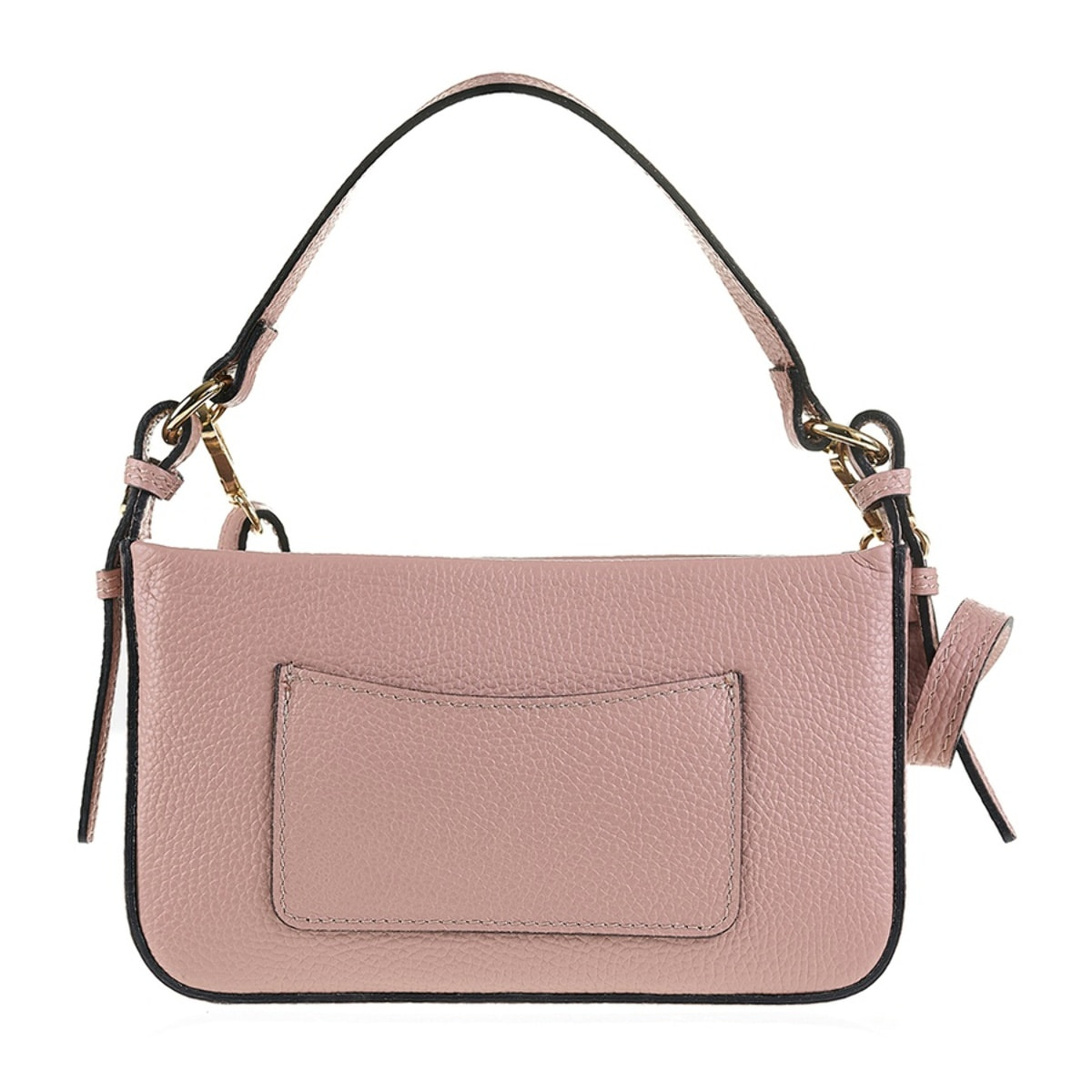 Borsa a spalla da donna Made in Italy - Modello Elowen - 100% pelle - 23.0 x 13.0 x 7.0 cm