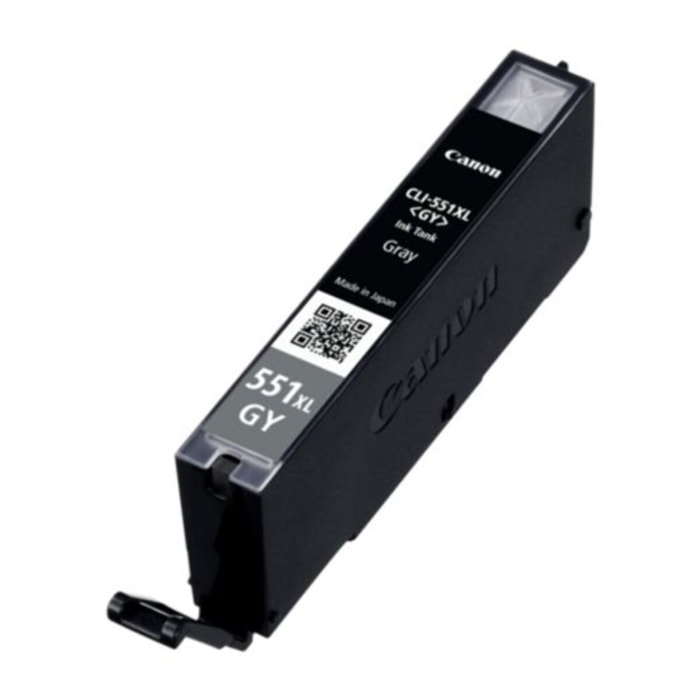 Cartouche d'encre CANON Originale CLI-551 XL Grise Haute Capacité - 6449B001