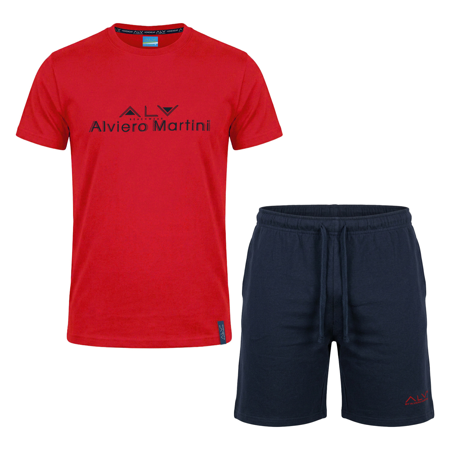 Completo Uomo ALVIERO MARTINI Manica Corta Cotone