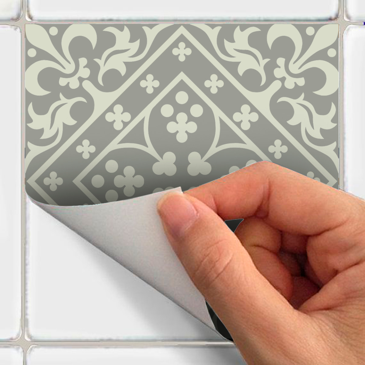 Stickers muraux - Sticker Mural Carrelage adhésif Cuisine Salle de Bain - 60 STICKERS CARRELAGES AZULEJOS ALBERTA