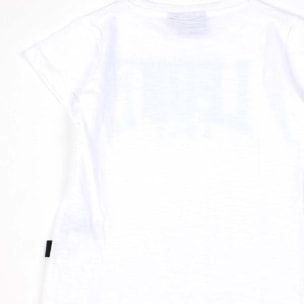 T-shirt a maniche corte da bambina in cotone Leone Bright