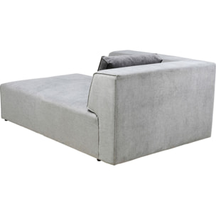 Méridienne d'angle canapé Infinity gris Kare Design