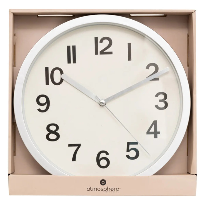 Horloge en plastique - D22 cm
