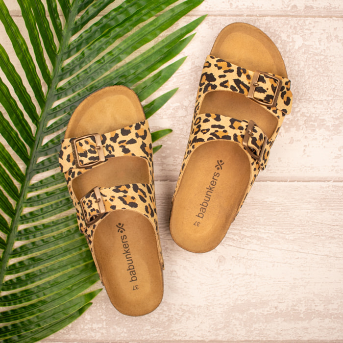 SANDALIA BABUNKERS MARRON