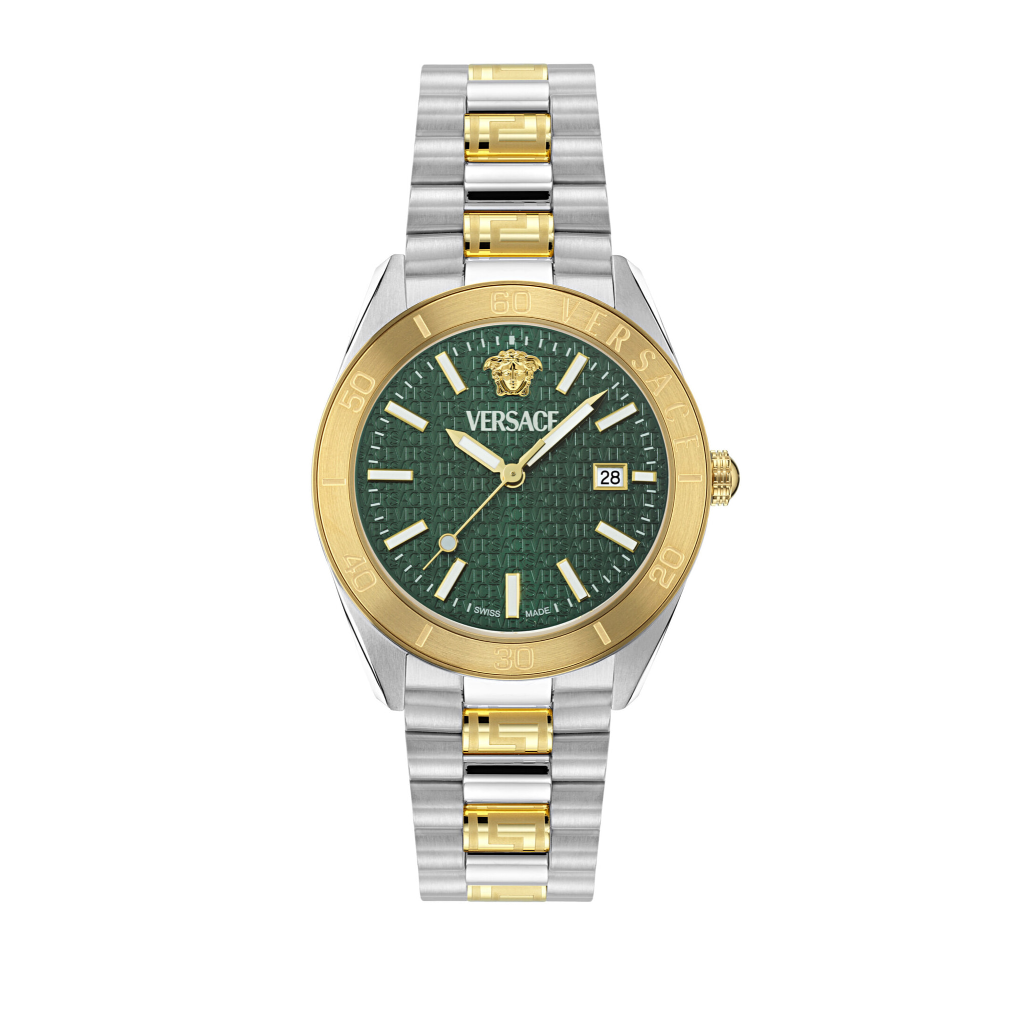 Versace Reloj Analógico De Cuarzo Timeless.v.dome(Wc-8E)