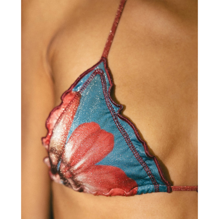 Top de Bikini Triángulo Ajustable