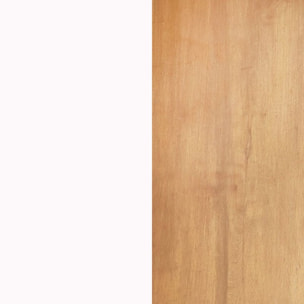 Mesa de comedor Haruna Blanco - Roble