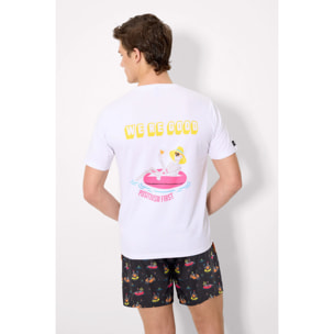 T-shirt a maniche corte Bianco