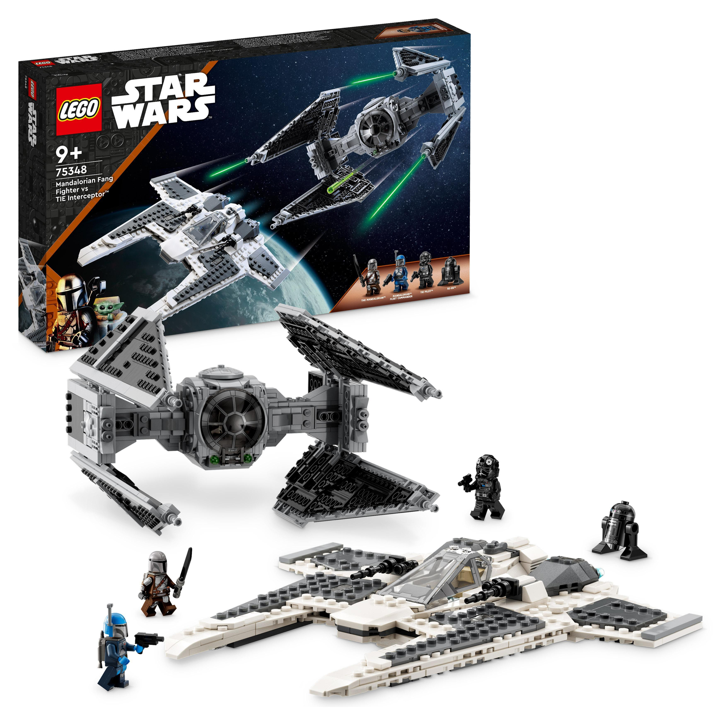 LEGO STAR WARS 75348 - FANG FIGHTER MANDALORIANO VS TIE INTERCEPTOR