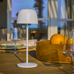 Lampe de table sans fil SOPHIA Blanc H28cm