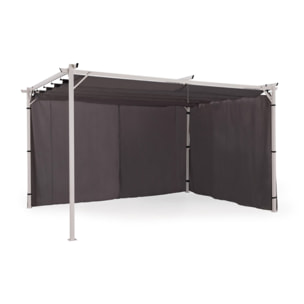Rideaux universels pour pergola - lot de 2