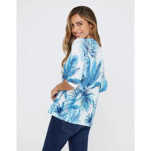 Camiseta Media Manga Estampada - Albentosa