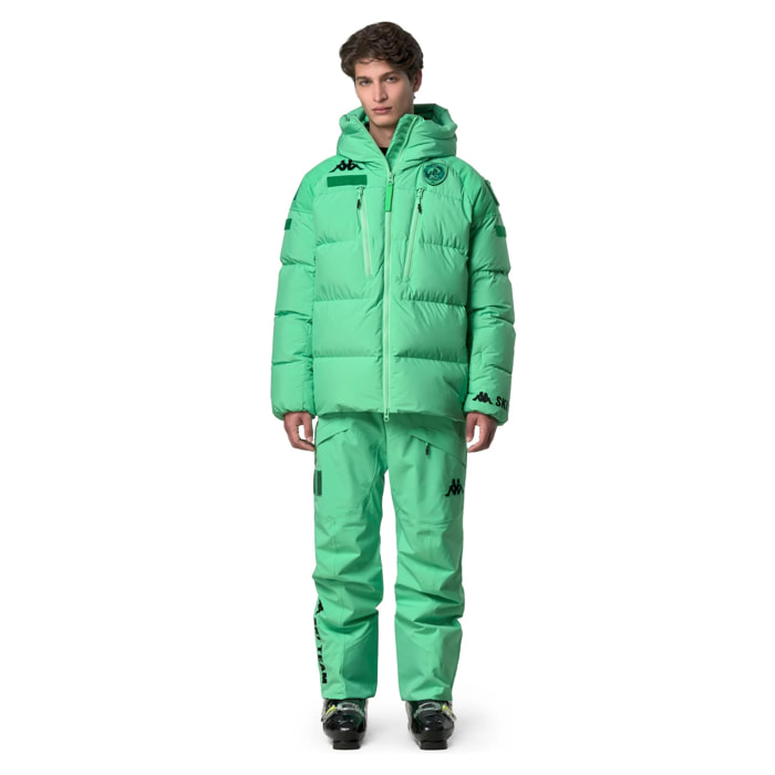 Kappa - Pantaloni Uomo Donna Verde - 6Cento 622C Premium