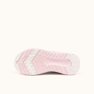 Zapatilla Infantil Deportiva Blanca con Detalles Pastel MUNICH FUN KID 09