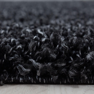 Tapis poils longs shaggy tissé motif uni ZASIVE