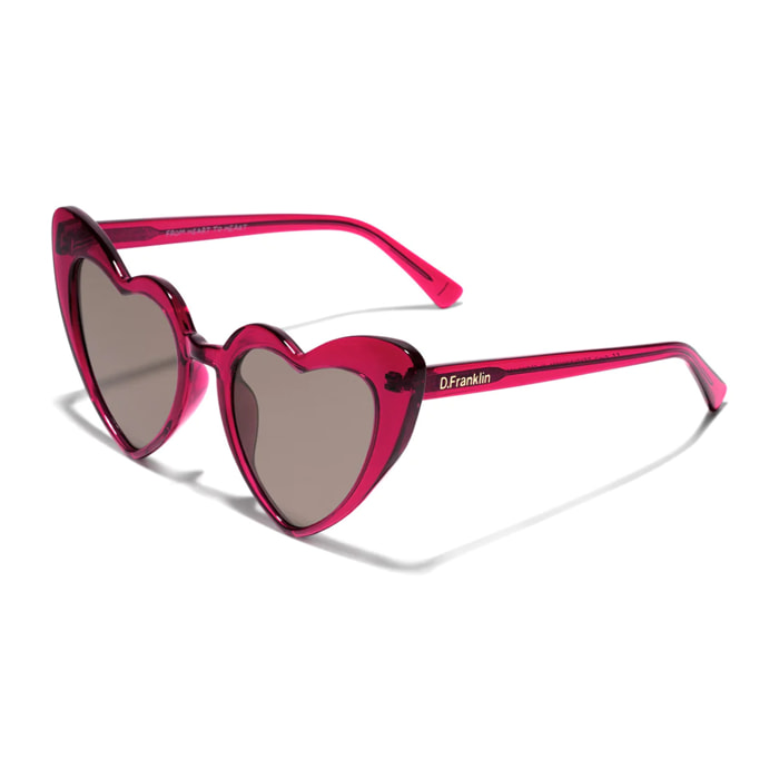 Gafas de Sol Love Heart Trans Burgundy / Brown D.Franklin