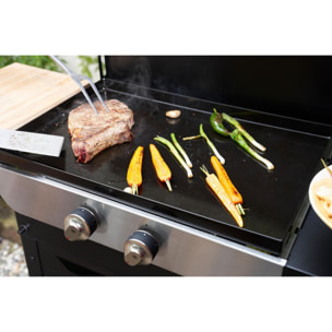 Plancha Original gaz 260 duo Edition (chariot et couvercle inclus) - LE MARQUIER