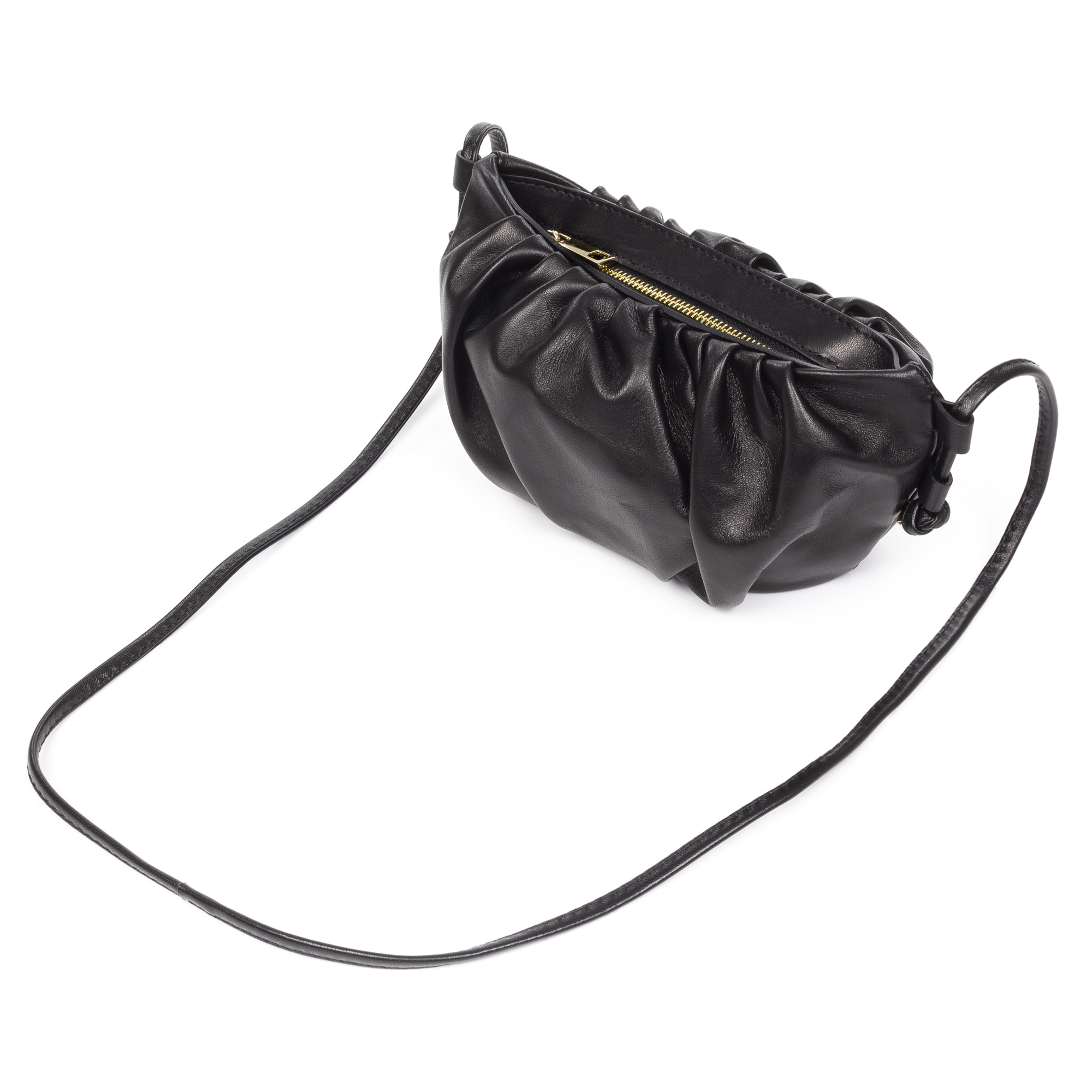 Agna Borsa a Tracolla Donna. Vera Pelle di Capra.