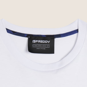 T-shirt Basic con Stampa Freddy Training