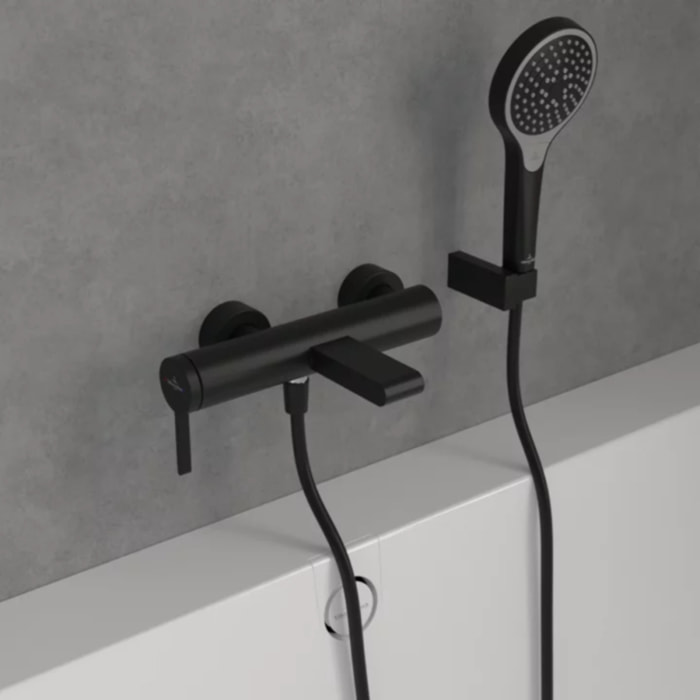 Mitigeur bain douche mécanique Dawn Noir mat