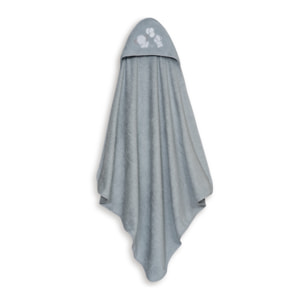 Capa Baño 1X1 Mod Oso Elefante Globos+Gorro Gris