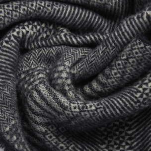 Piquadro Sciarpa in pura lana 100% con motivo district check