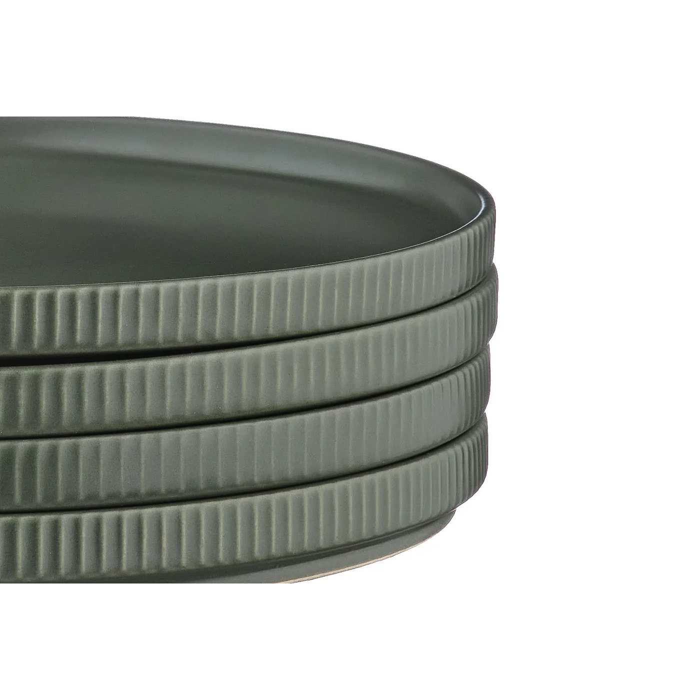Assiette SCANDI Ø16,5cm - 4 pièces - Olive