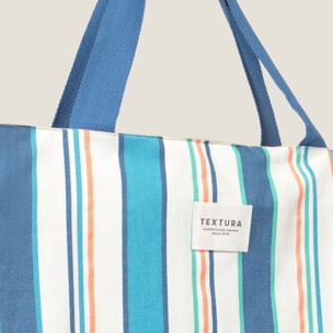 Bolso de playa de algodón con rayas Mapuri color --- 100% Algodón