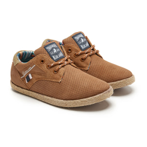 Bamba yute textil con cordones