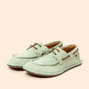 Zapatos N5675 SILK SUEDE MENTA/ BARE color Menta