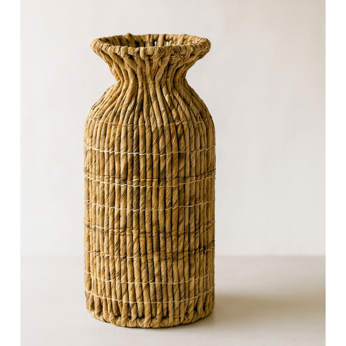 Jarre en fibre d'abaca h60cm LINA