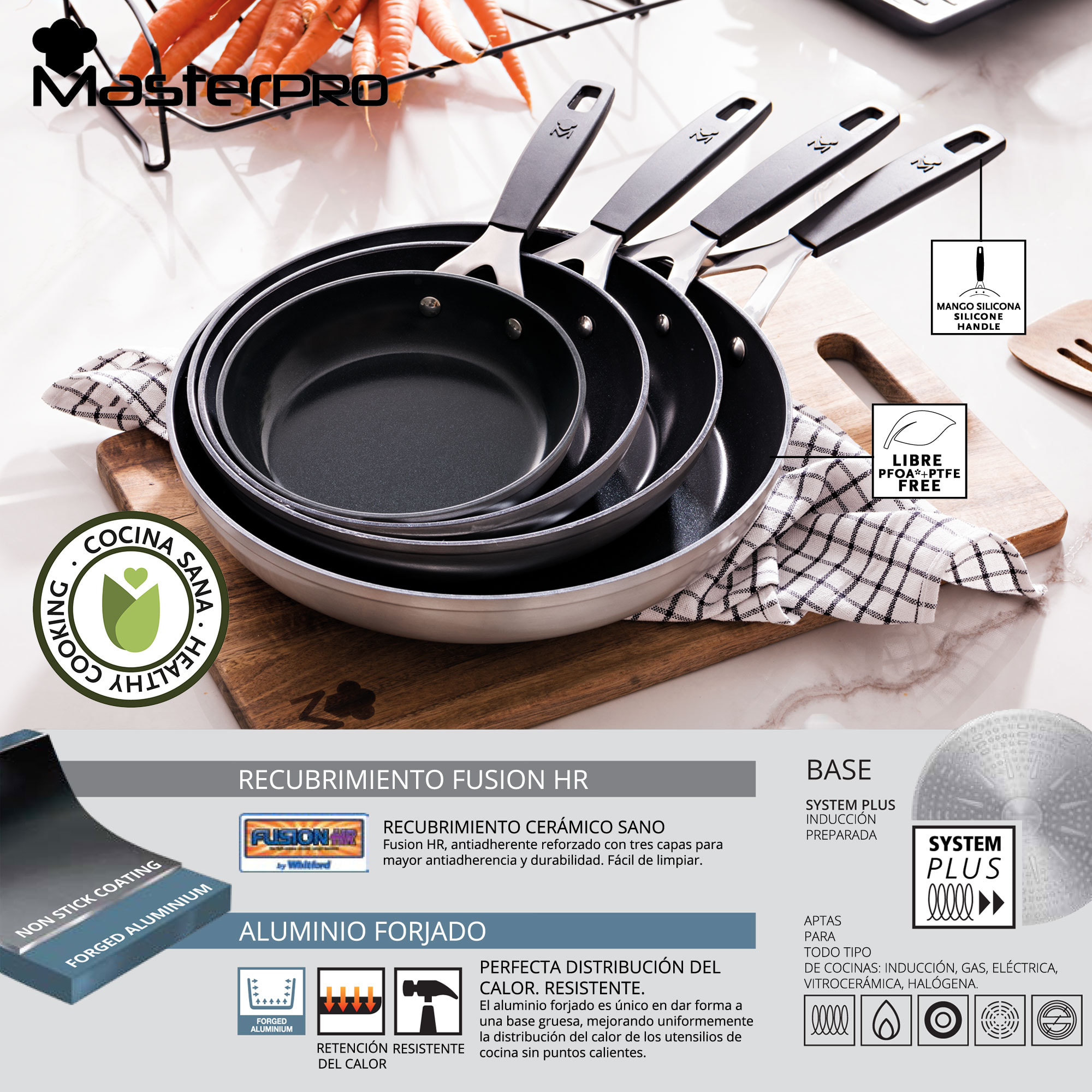 Sarten profesional Masterpro