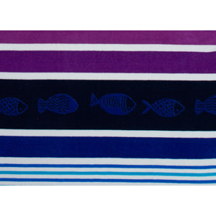 Telo Mare Spugna Jacquard Spiaggia Disegno Marsa Alam