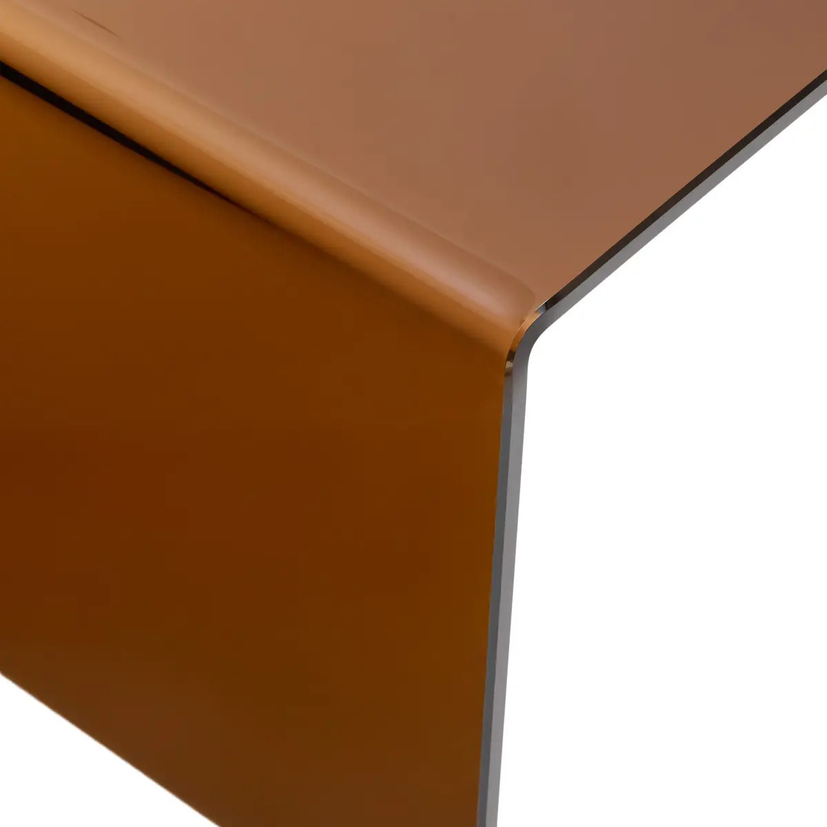 Table basse rectangulaire Lénia 55x110cm ambre