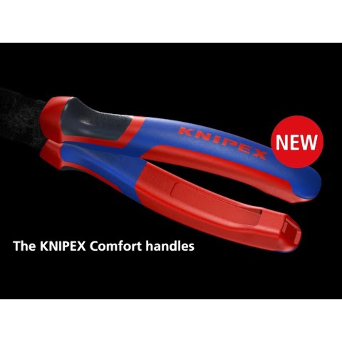 Pince demi-ronde avec tranchant - KNIPEX - 200 mm - 26 12 200