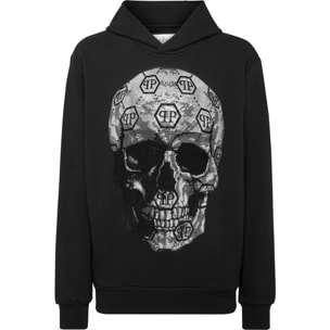 PHILIPP PLEIN Felpa con cappuccio SKULL