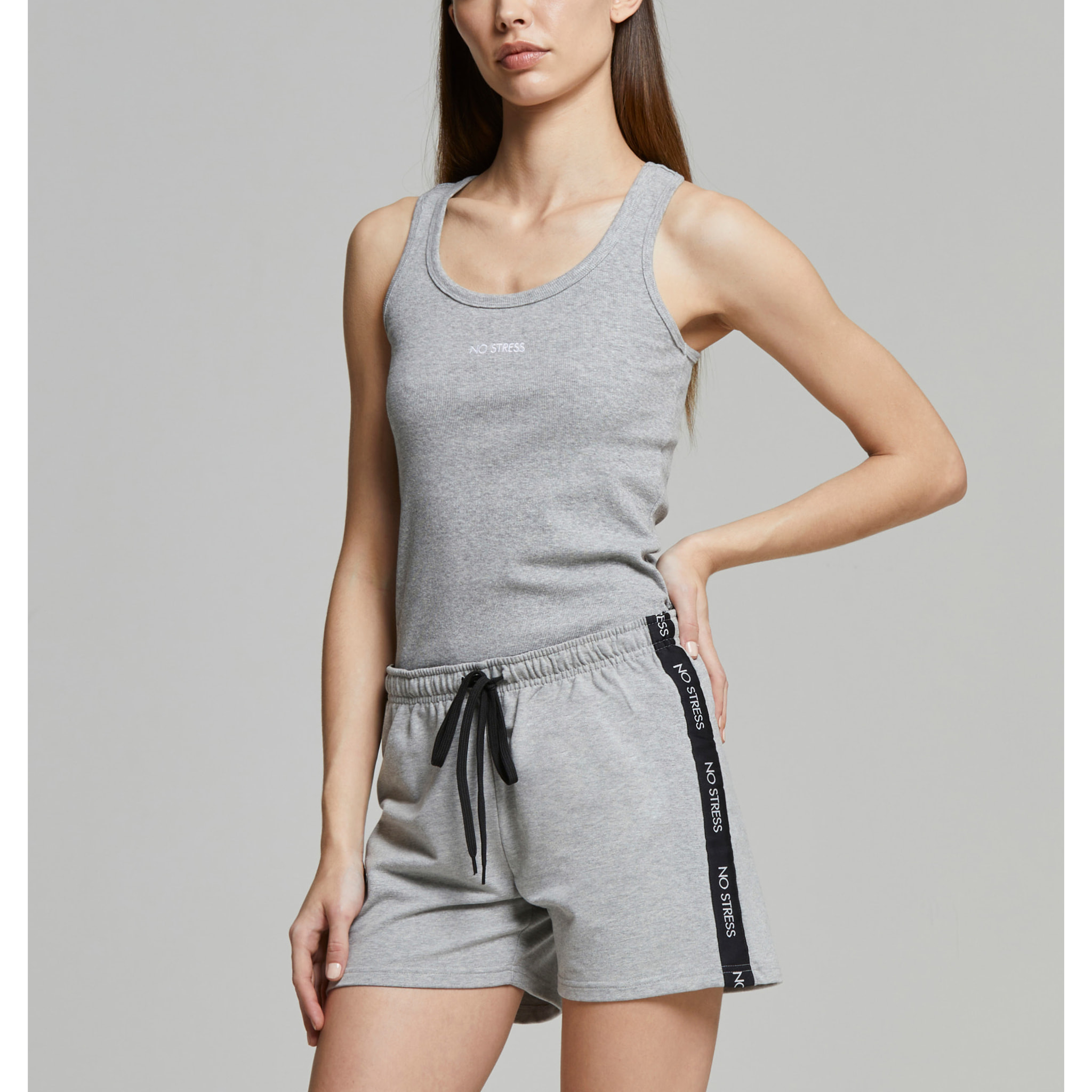 Short donna no stress cotone