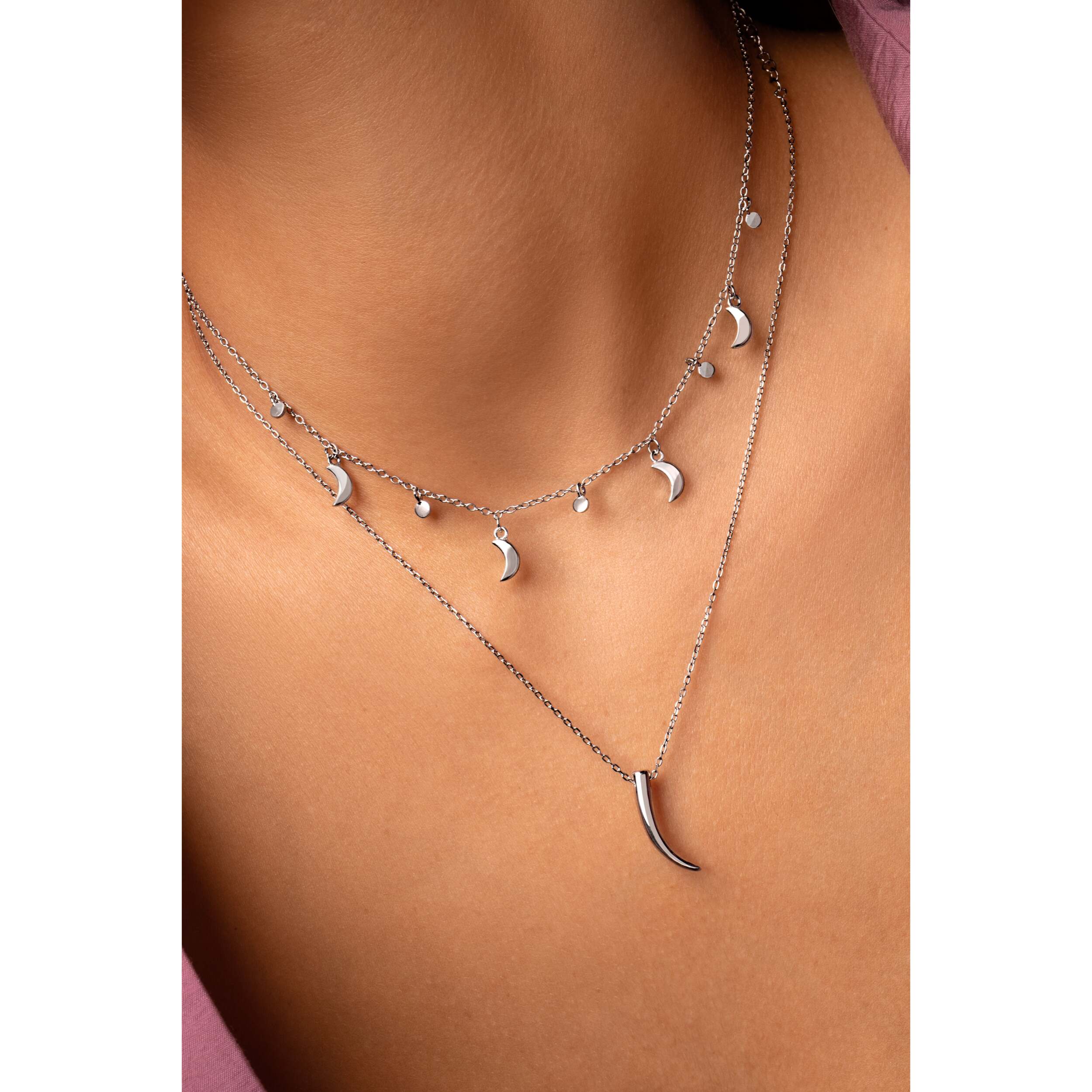 Collana in Argento con zanna