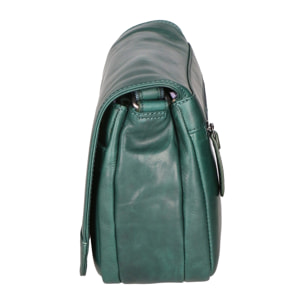 Borsa a tracolla da uomo - Modello Talos - 100% pelle - 21.0 x 23.0 x 8.0 cm