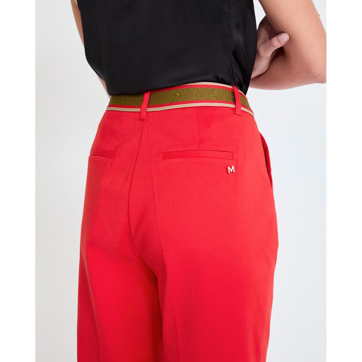 Pantaloni con nastro logo