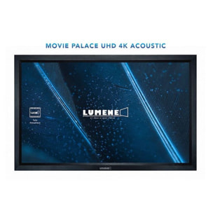 Ecran de projection LUMENE MOVIE PALACE UHD 4K ACOUSTIC 240C