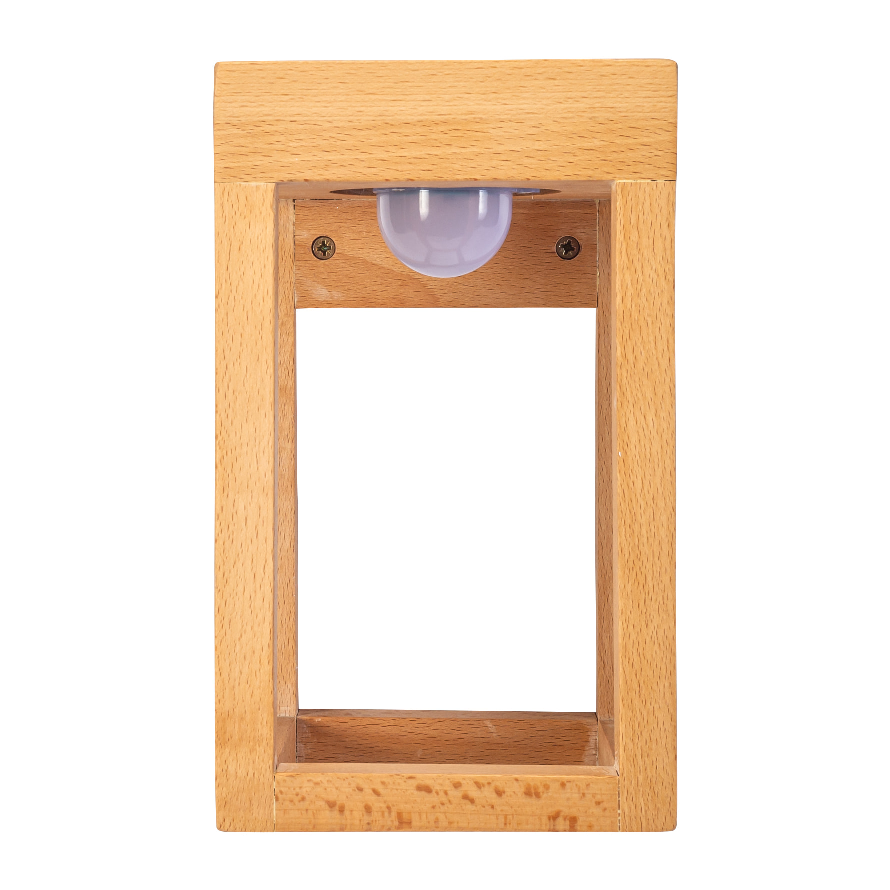 FORLIGHT Sobremesa Exterior IP54 LED 3W Blanco Neutro - 4000K Imitación Madera para Jardín, Terraza
