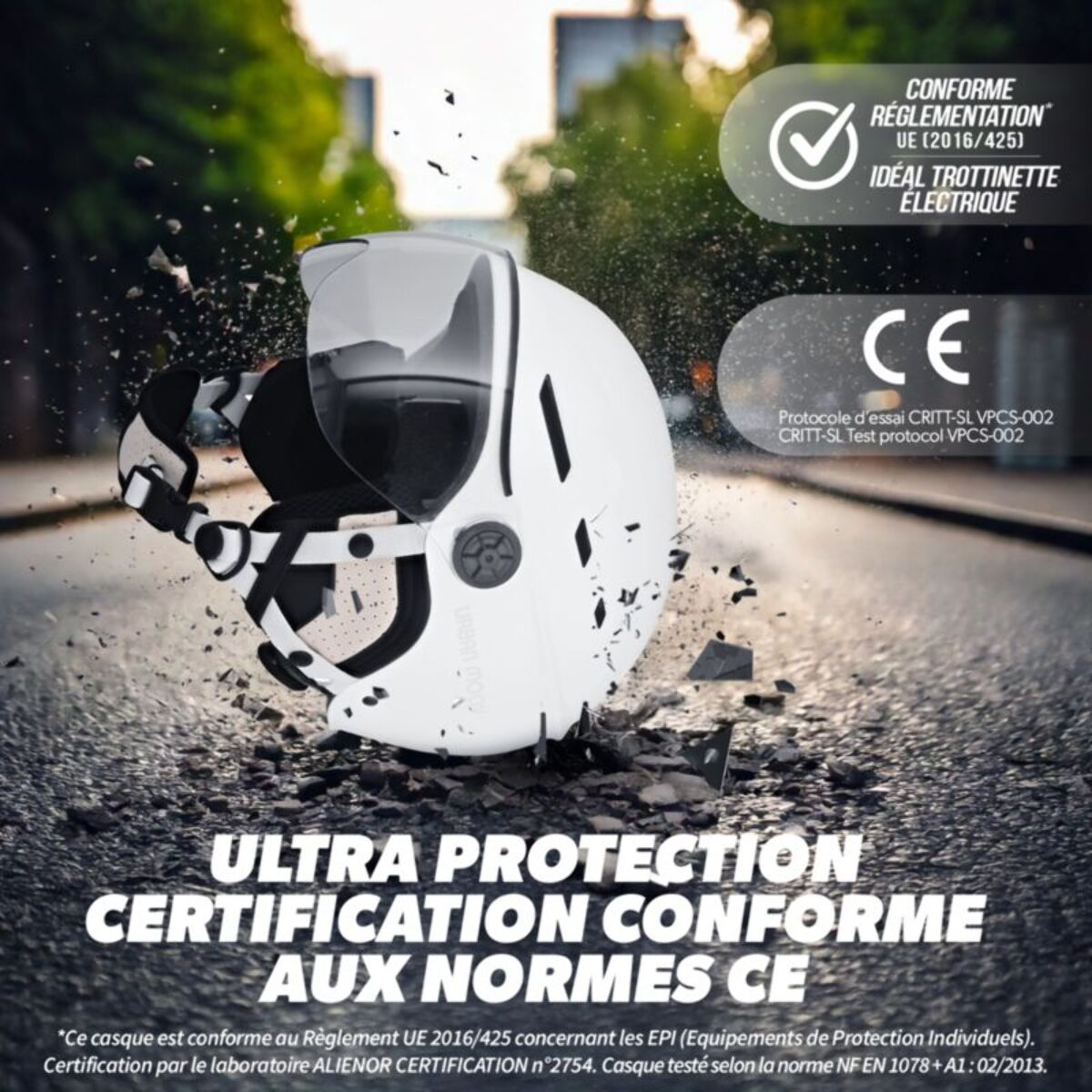 Casque TNB Taille M - Blanc