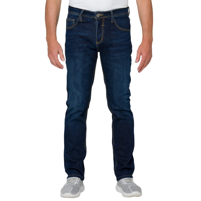 Pantalón denim 5 bolsillos Sameba Azul