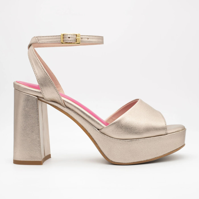 Sandalias de mujer con tacón y plataforma