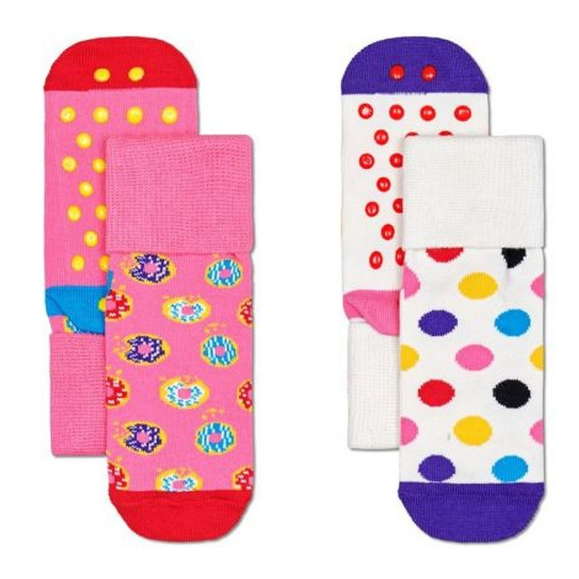 Calcetines pack-2 kids donut anti slip