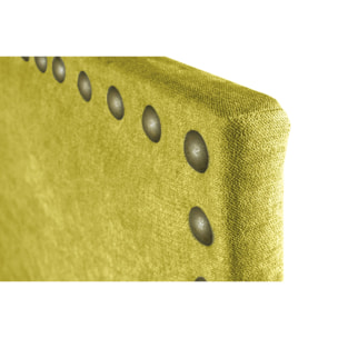 Cabecero Lirio Tela Pistacho 90